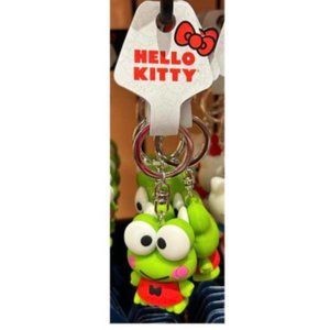 Universal Studios Sanrio Hello Kitty Keroppi 3D Figure Rubber Keychain NWT